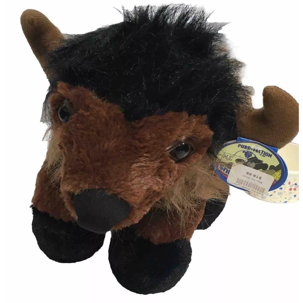 Max the Bison Buffalo Realistic Plush by Purr Fection Fossil Rim Wildlife Center